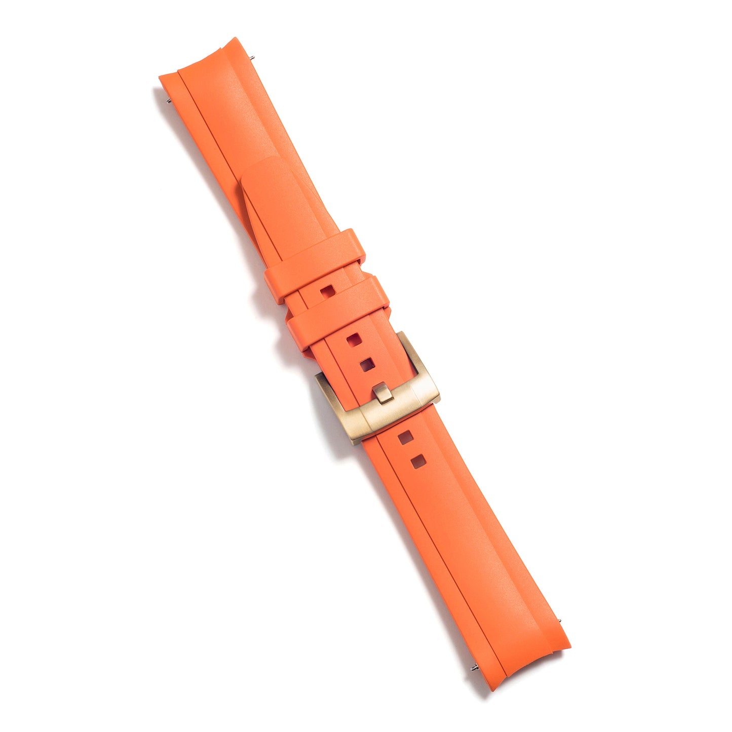 Curved End Rubber Strap for Rolex Submariner 41mm with Tang Buckle (2020 Release)