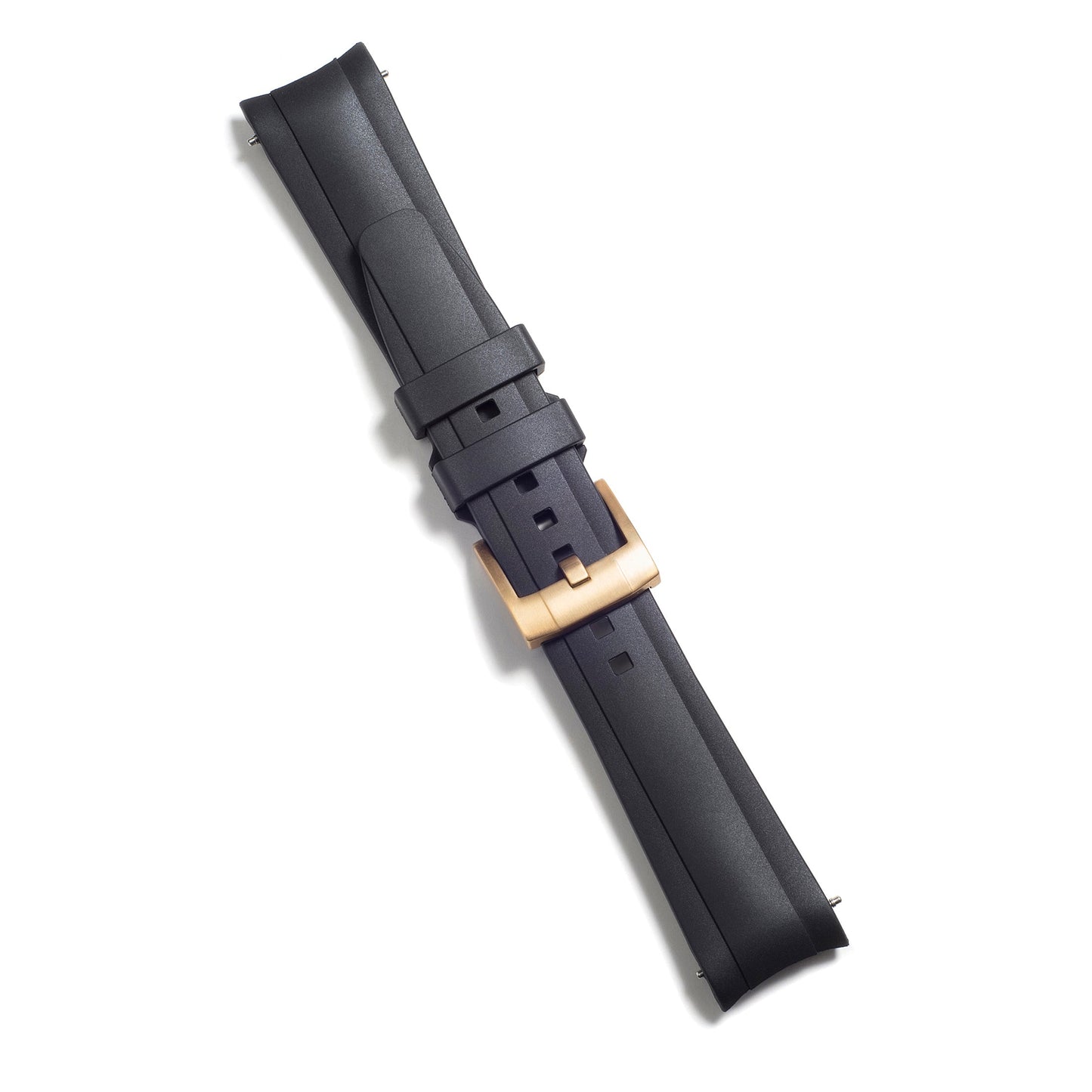 Curved End Rubber Strap for Rolex Submariner 41mm with Tang Buckle (2020 Release)