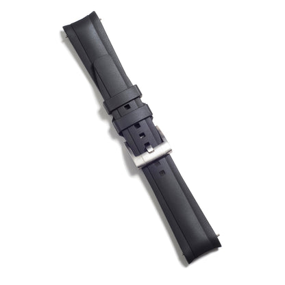 Curved End Rubber Strap for Rolex Explorer II 42mm with Tang Buckle (Produced between 2011-2020)