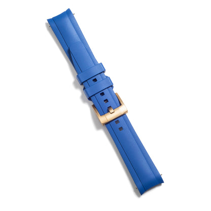 Curved End Rubber Strap for Rolex Ceramic Daytona with Tang Buckle