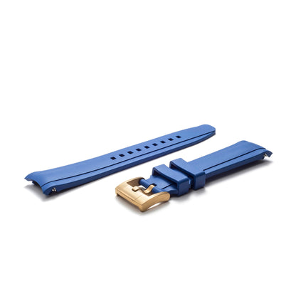 Curved End Rubber Strap for Rolex Submariner 41mm with Tang Buckle (2020 Release)