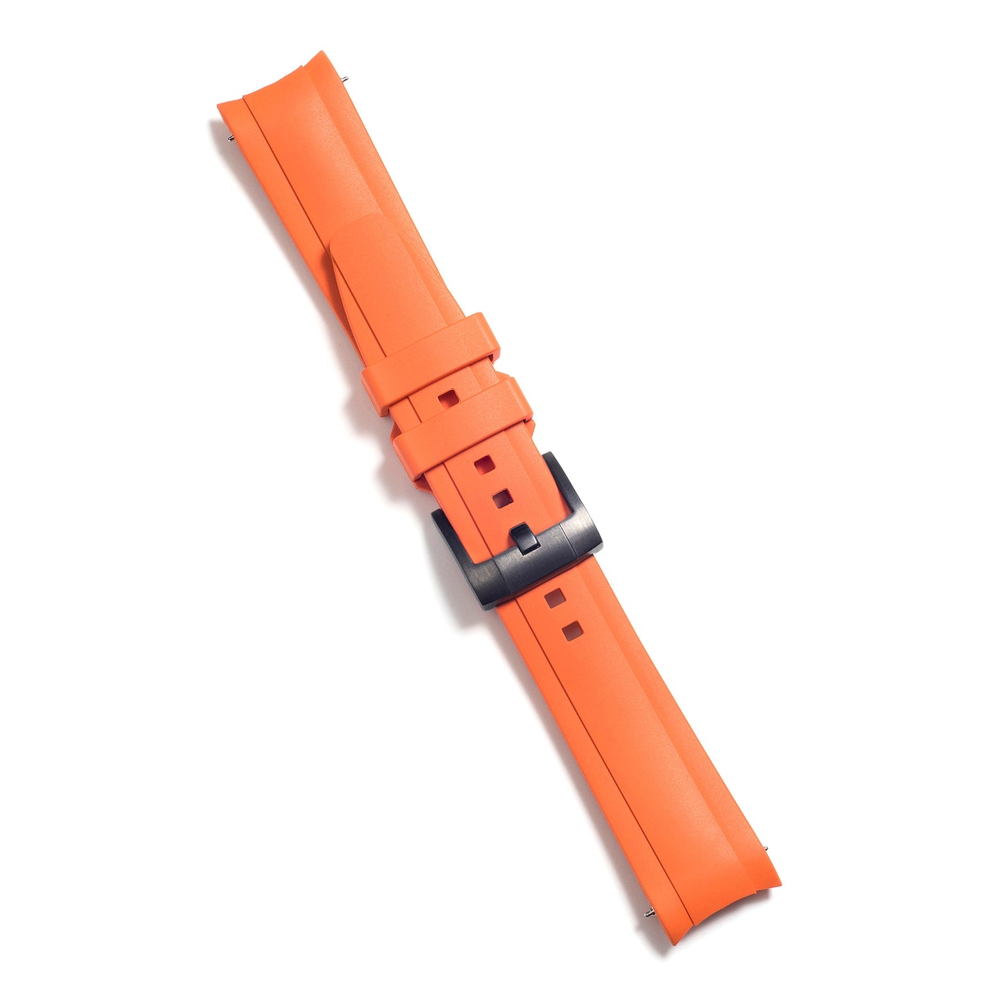 Curved End Rubber Strap for Rolex Submariner 41mm with Tang Buckle (2020 Release)