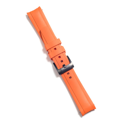 Curved End Rubber Strap for Rolex Submariner 41mm with Tang Buckle (2020 Release)
