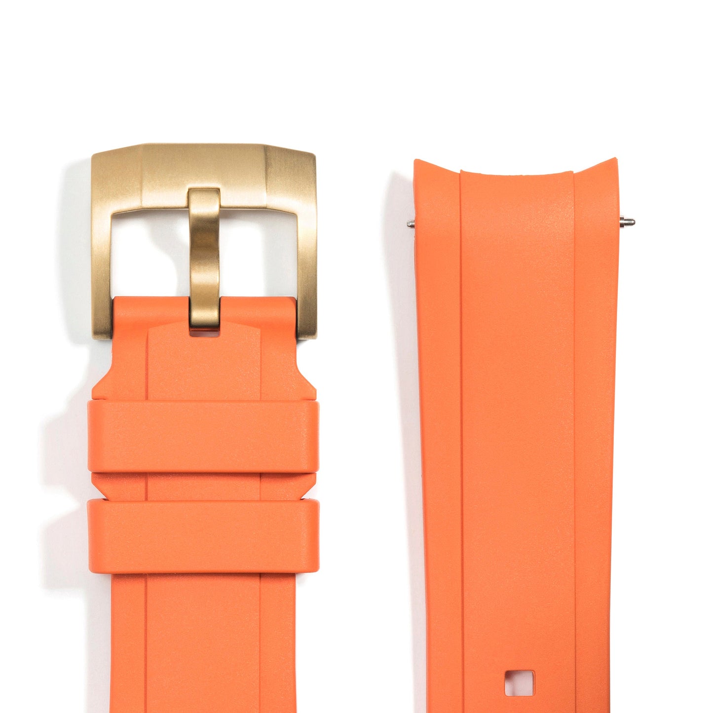 Curved End Rubber Strap for Rolex Submariner 41mm with Tang Buckle (2020 Release)
