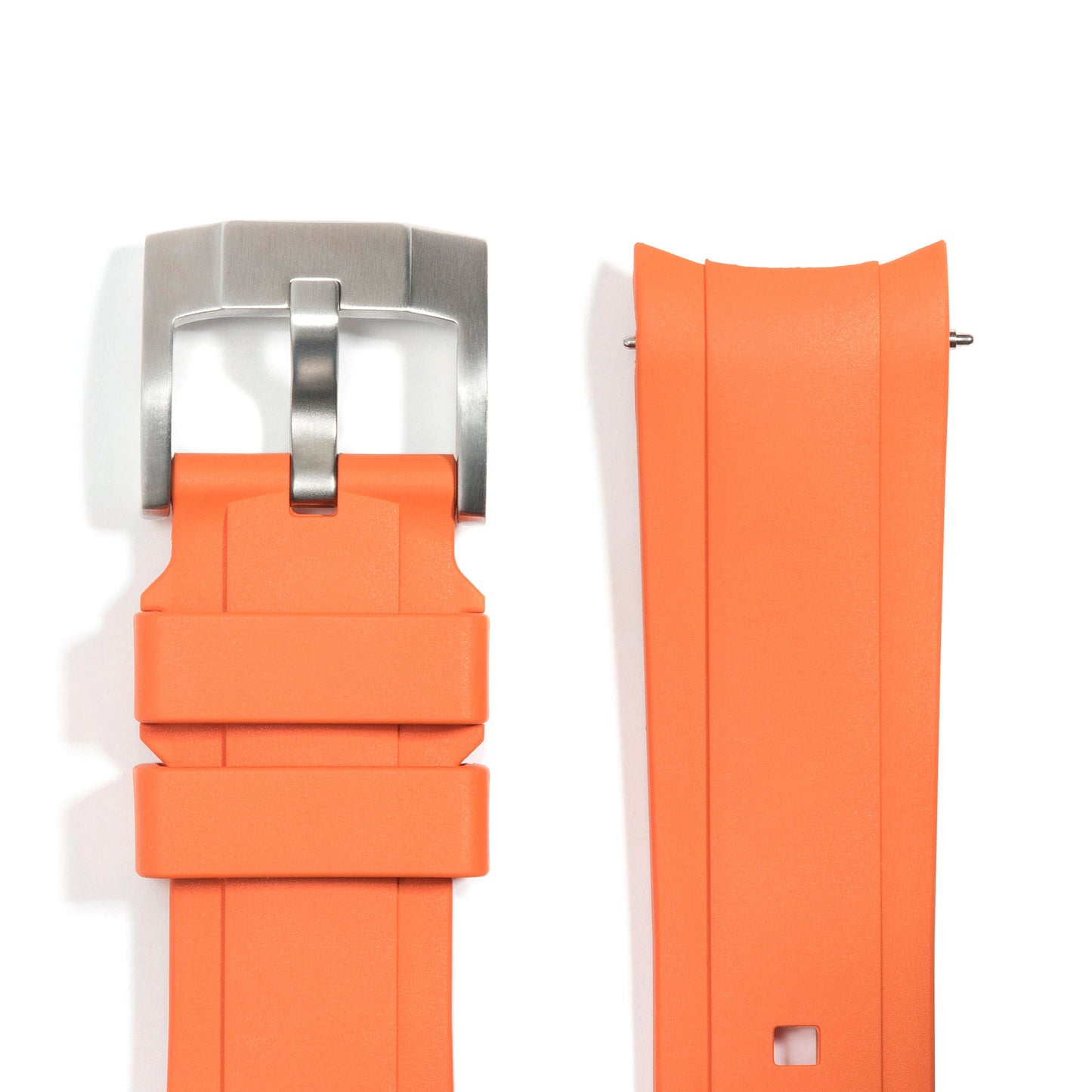 Curved End Rubber Strap for Rolex Submariner 41mm with Tang Buckle (2020 Release)