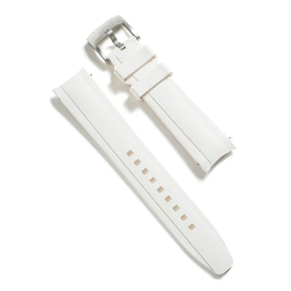 Curved End Rubber Strap for Rolex Submariner Ceramic with Tang Buckle