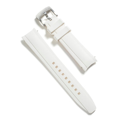 Curved End Rubber Strap for Rolex GMT Ceramic Jubilee with Tang Buckle
