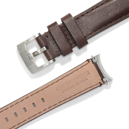 Steel End Link Leather Strap System for the Rolex Sub Ceramic No-Date