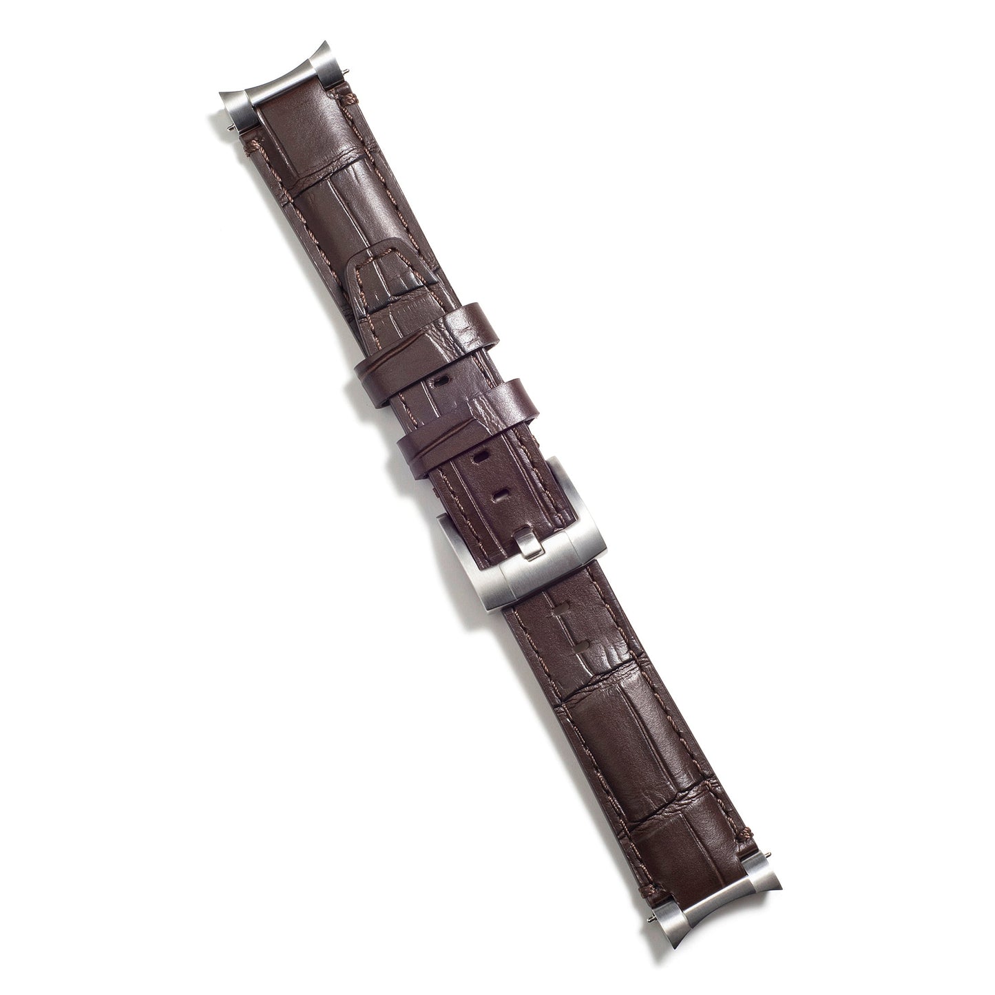 Steel End Link Leather Strap System for the Rolex Sub Ceramic No-Date