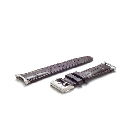 Steel End Link Leather Strap System for the Rolex Sub Ceramic No-Date