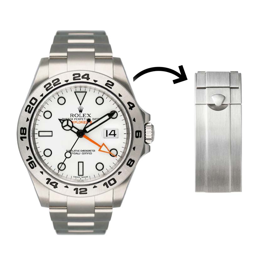 Everest Deployant Buckle for Rolex Oyster Bracelet – Explorer II 216570