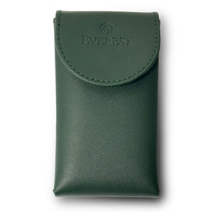Luxury Calf Leather Watch Storage & Travel Pouch with Microfiber Interior
