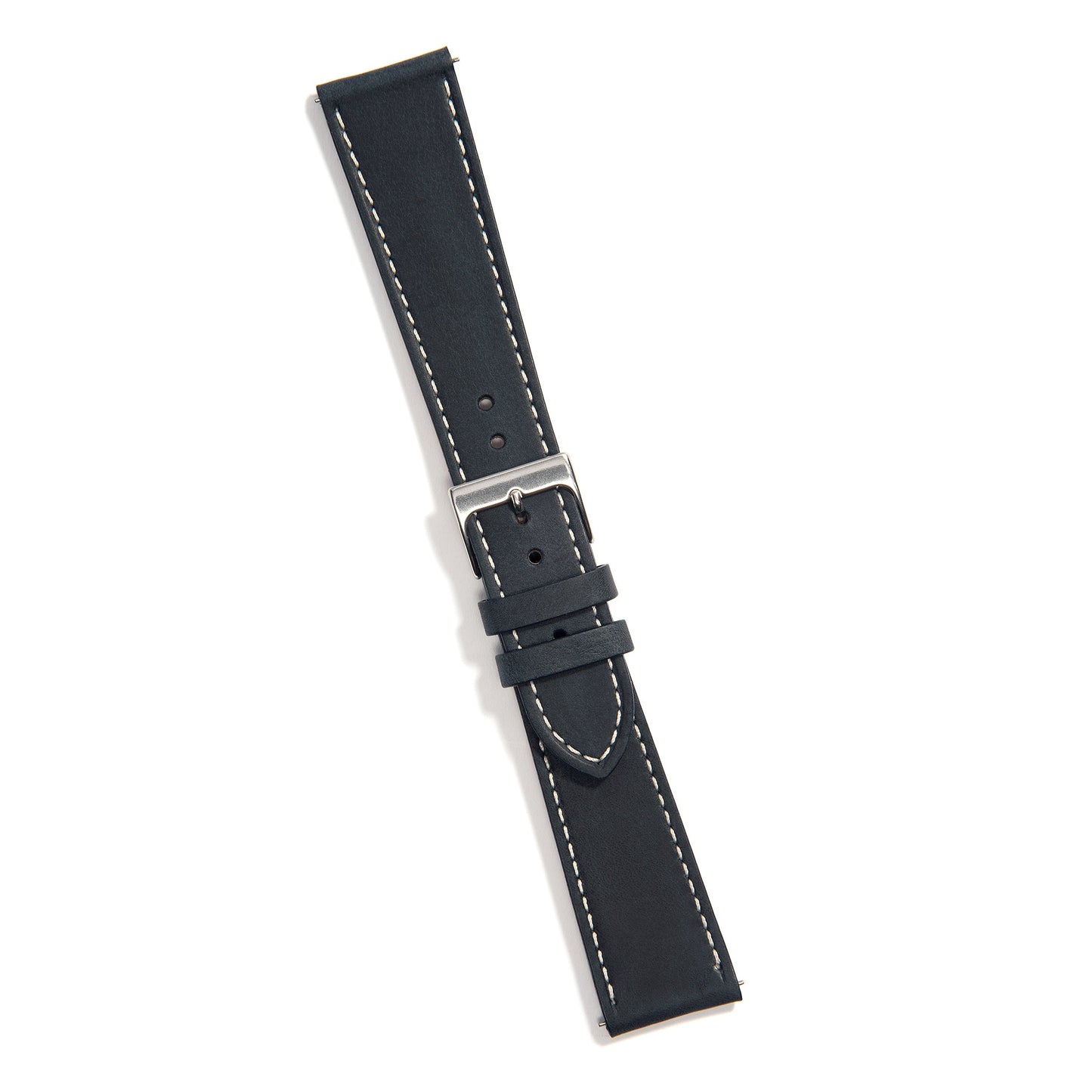 Universal Leather Watch Strap — Navy