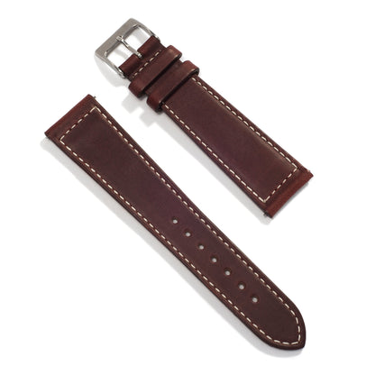 Universal Leather Watch Strap — Cherry