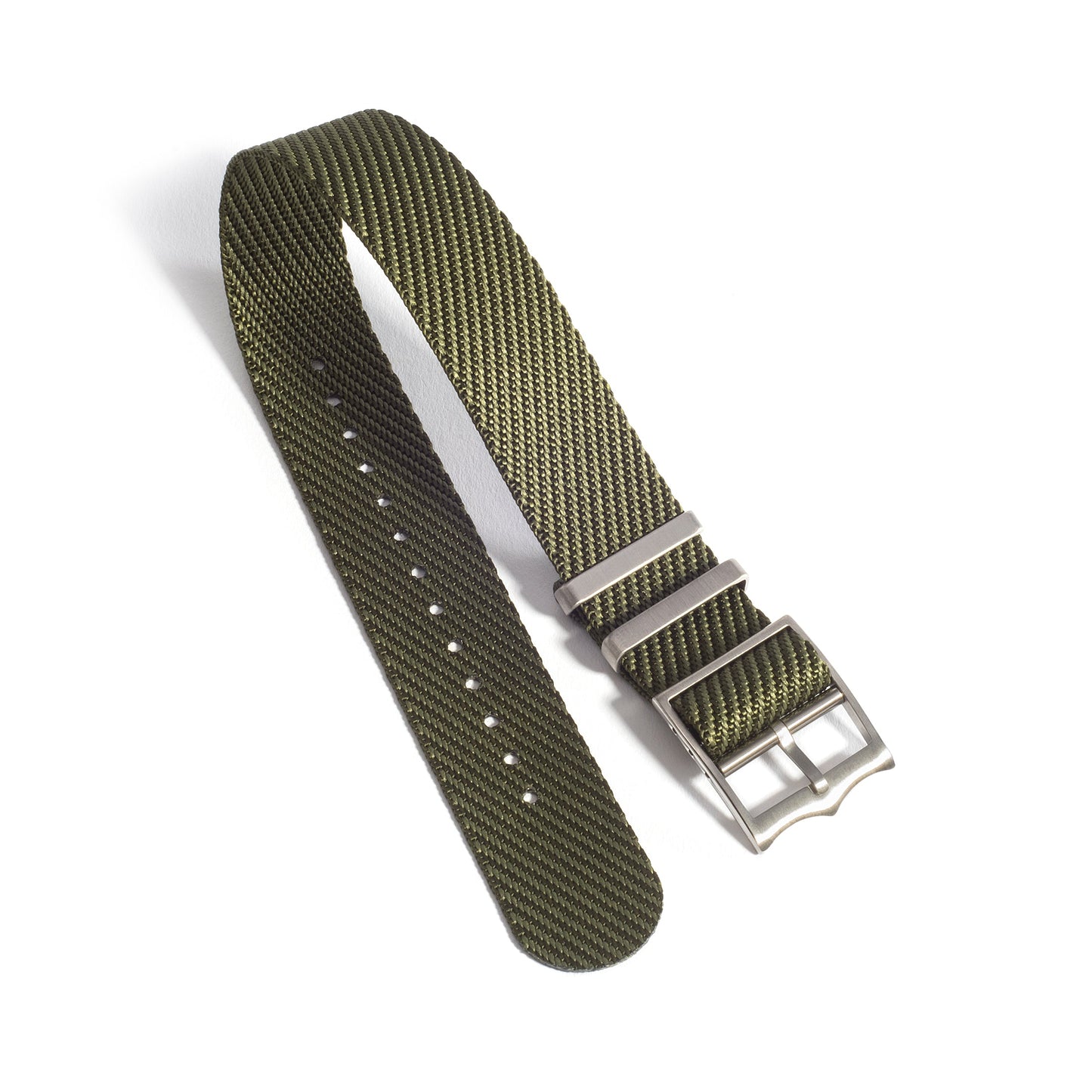 Everest Army Green Single Pass Nylon Watch Band