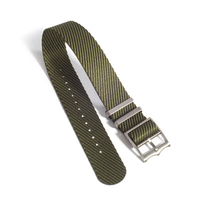 Everest Army Green Single Pass Nylon Watch Band