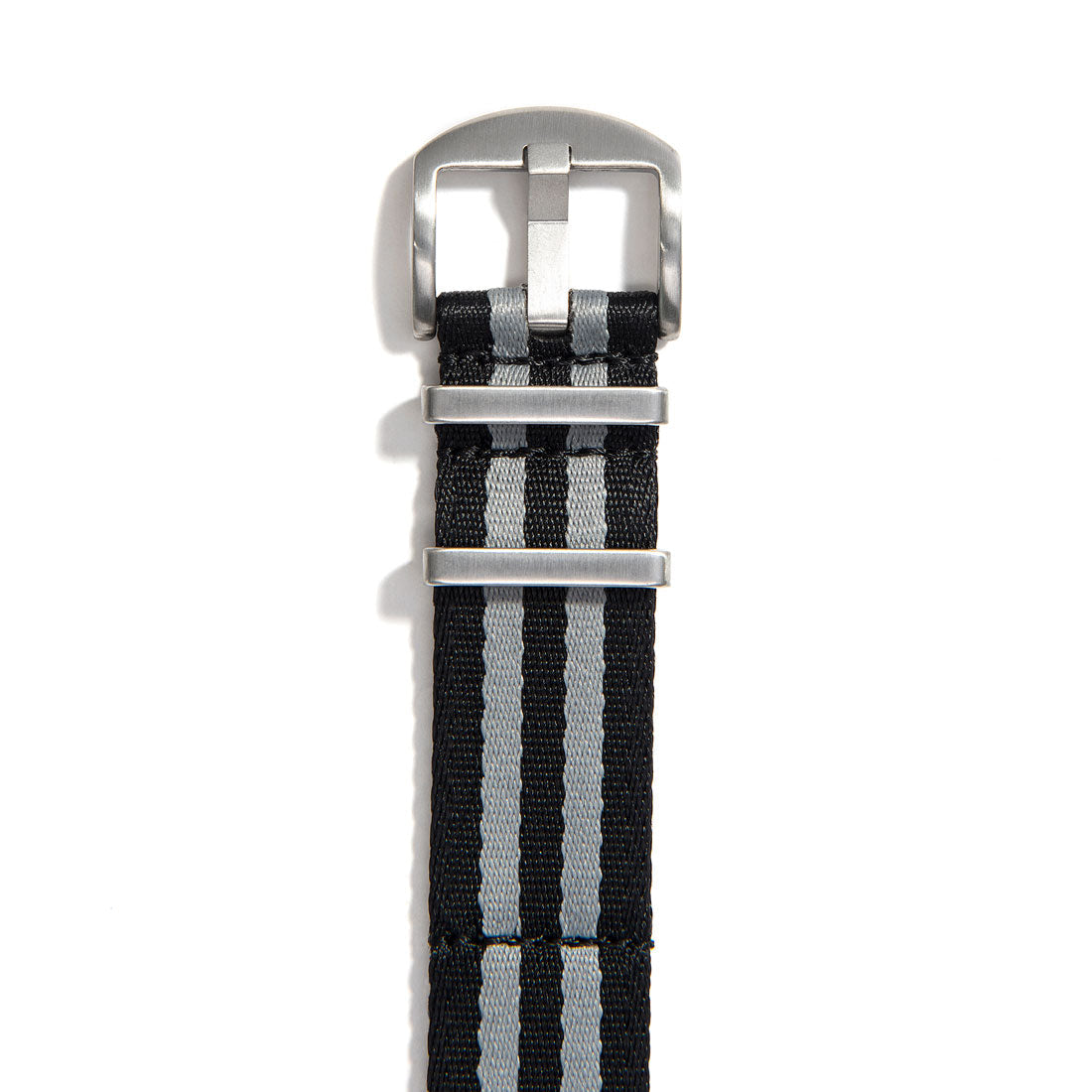 Everest Black & Grey Bond Nylon Watch Band