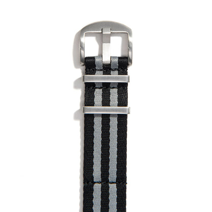 Everest Black & Grey Bond Nylon Watch Band