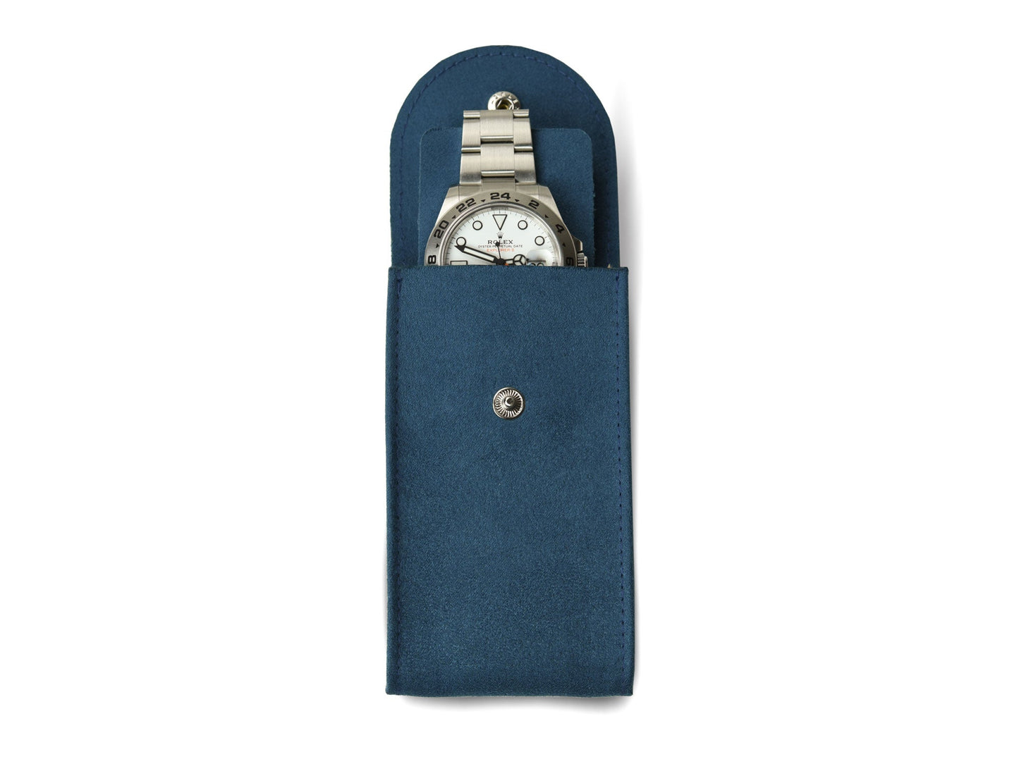 Microfiber Watch Storage & Travel Pouch for Metal Bracelet Watches