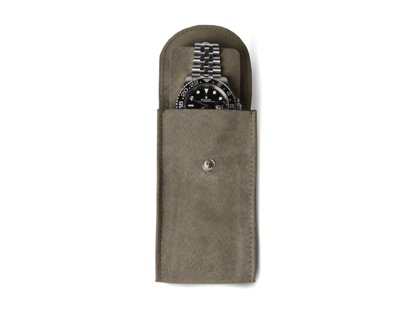 Microfiber Watch Storage & Travel Pouch for Metal Bracelet Watches