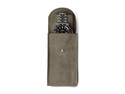 Microfiber Watch Storage & Travel Pouch for Metal Bracelet Watches