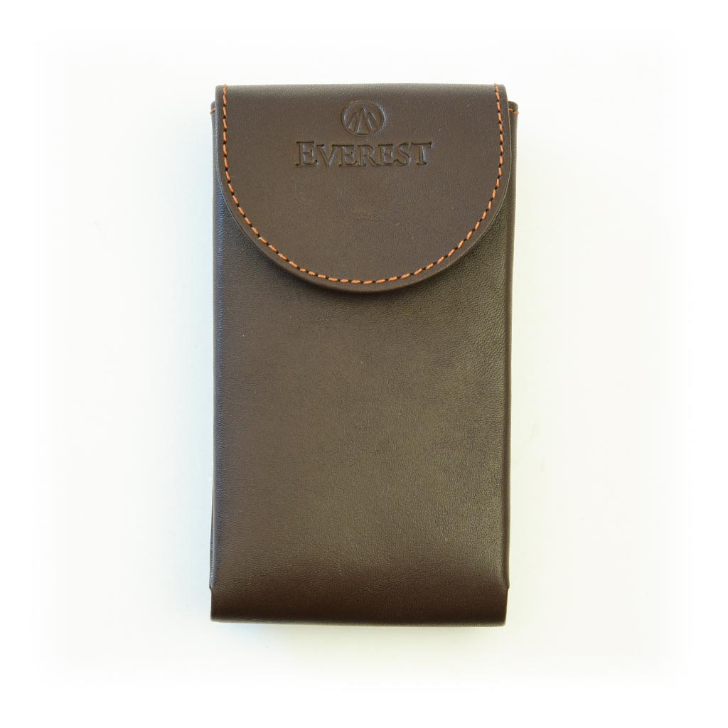 Luxury Calf Leather Watch Storage & Travel Pouch with Microfiber Interior