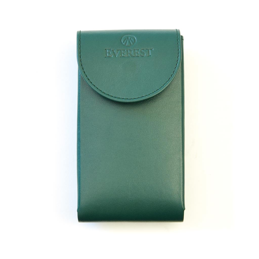 Luxury Calf Leather Watch Storage & Travel Pouch with Microfiber Interior