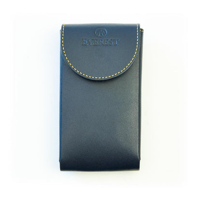 Luxury Calf Leather Watch Storage & Travel Pouch with Microfiber Interior