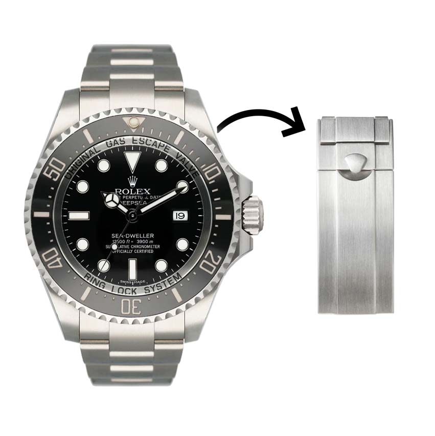 Everest Deployant Buckle for Rolex Oyster Bracelet – Deepsea 116660